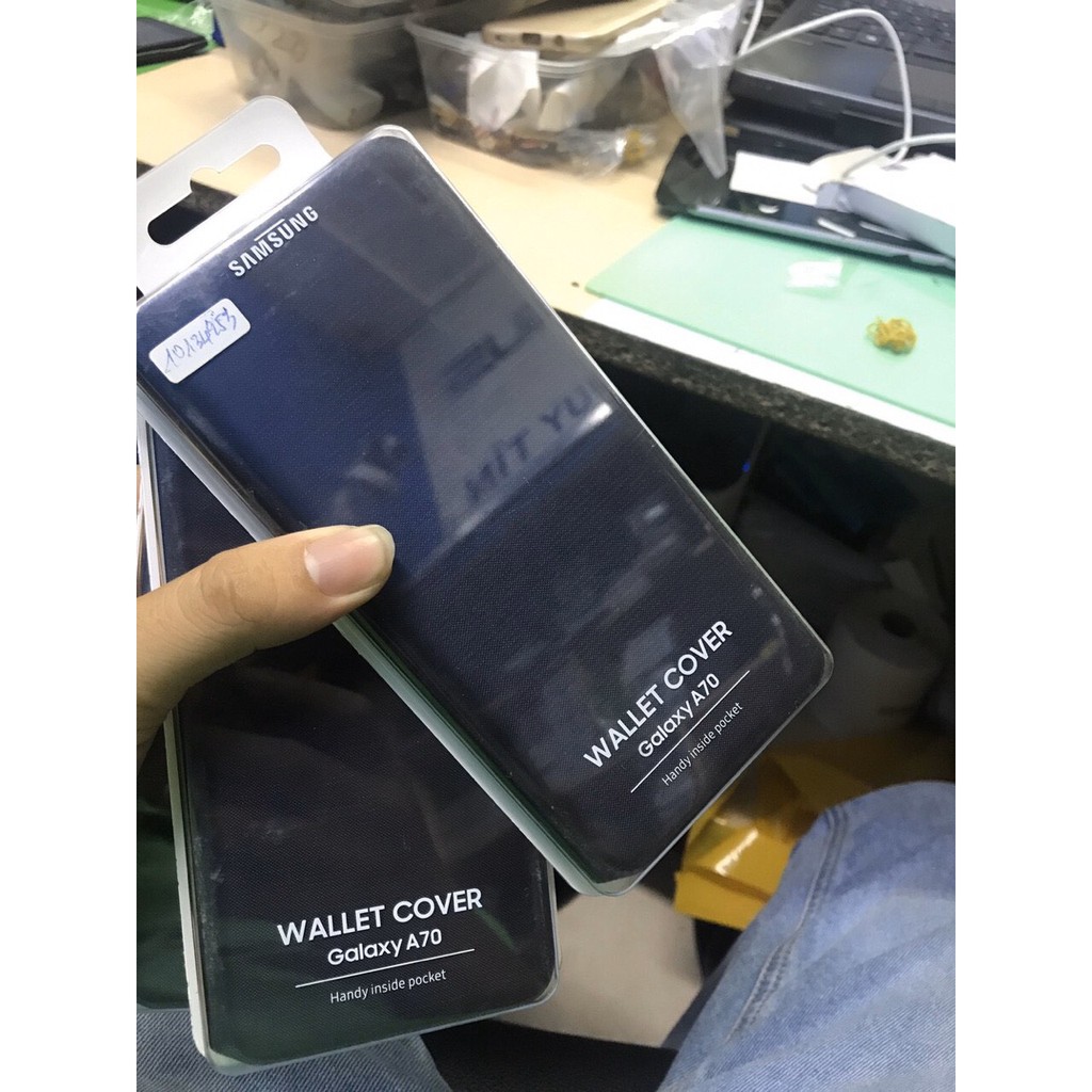 Bao da Samsung galaxy A70 WALLET COVER chính hãng