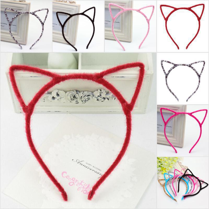 Băng Đô Tai Mèo Nhiều Màu Sắc Dành Cho Nữ