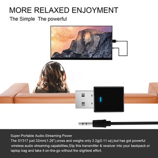 2-in-1 USB Bluetooth 5.0 Transmitter & Receiver Car Wireless Bluetooth Adapter