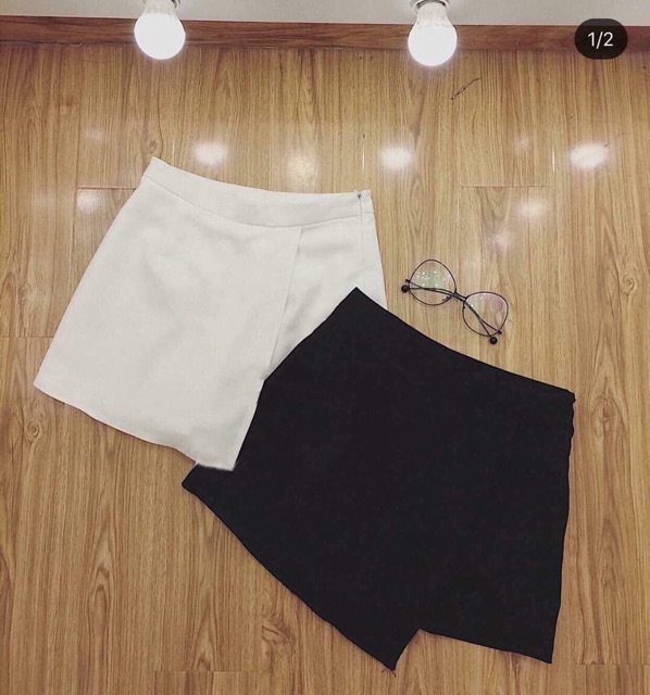 [ Mã FAGREEN55 giảm 10% tối đa 30K đơn 99K] Quần giả váy vạt lệch chất đẹp | BigBuy360 - bigbuy360.vn