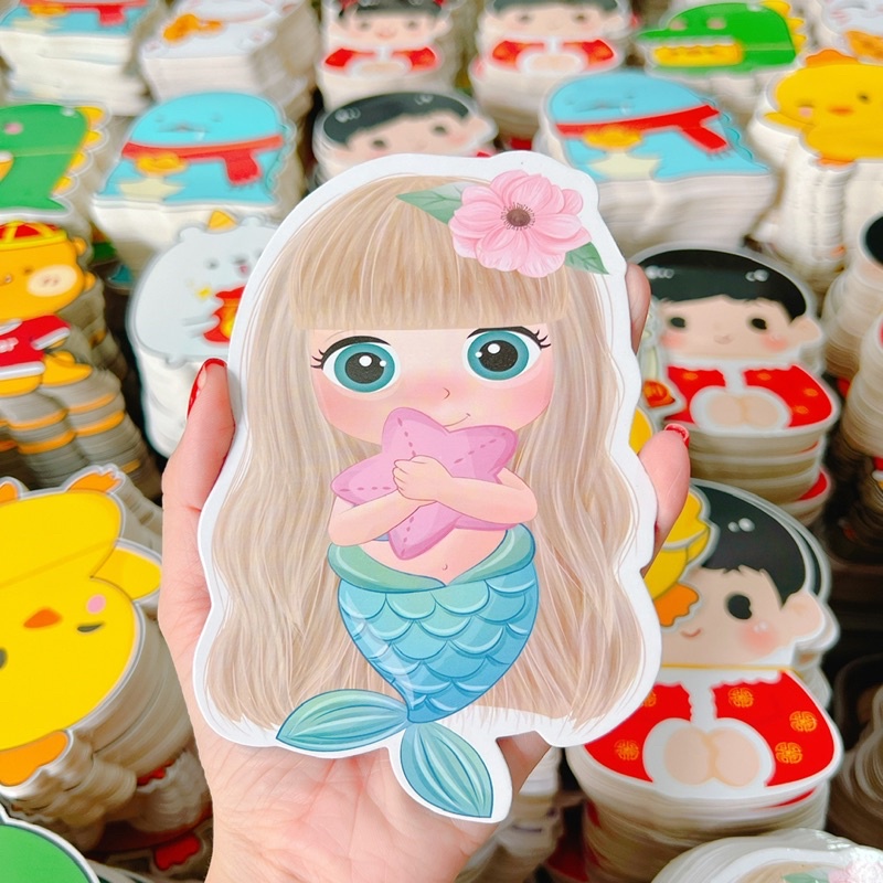 Combo 50 bao lì xì chibi 2023 được chọn mẫu