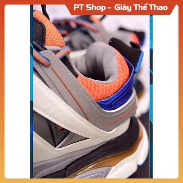 [FreeShip+ Hàng Cao Cấp] Giày thể thao Balen track 3.0 xanh cam, Giày nam nữ Full phụ kiện Sneaker