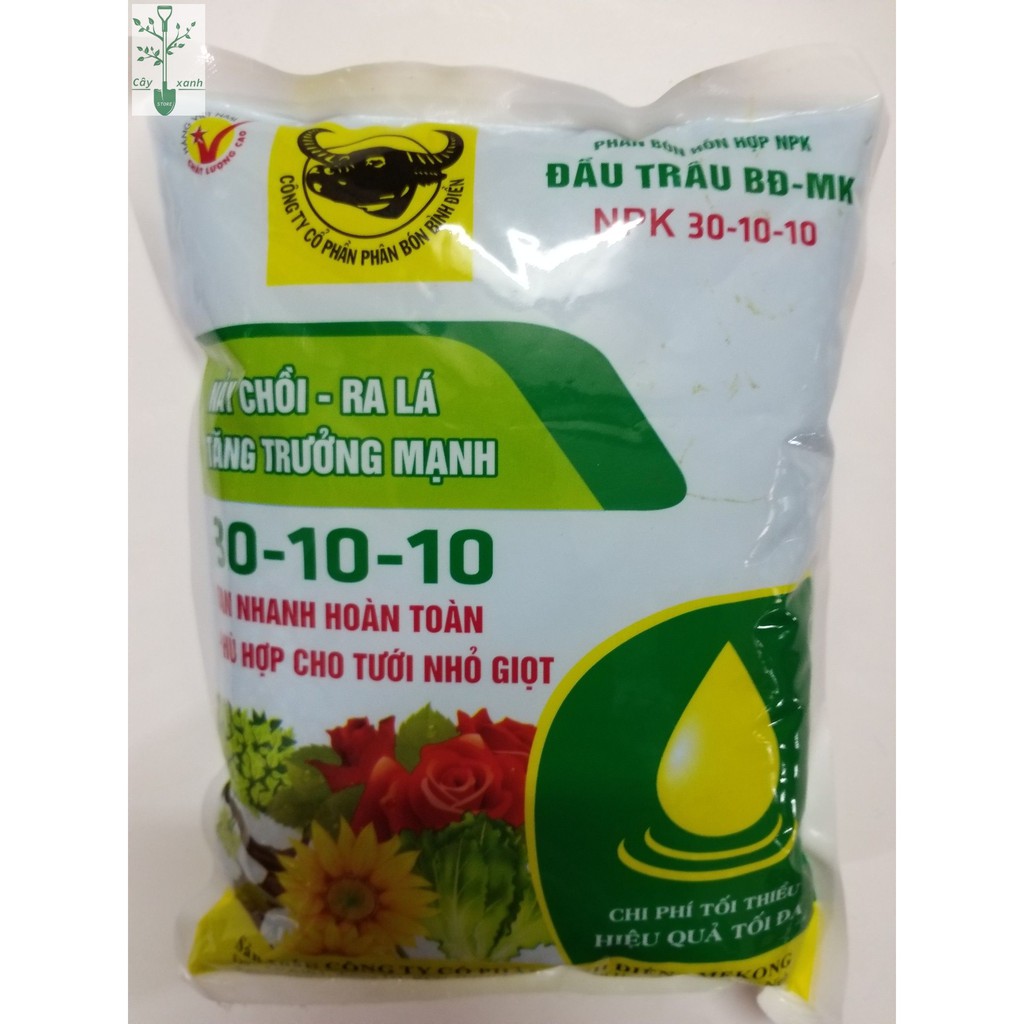 Phân Bón VÔ Cơ Đầu Trâu NPK 30-10-10