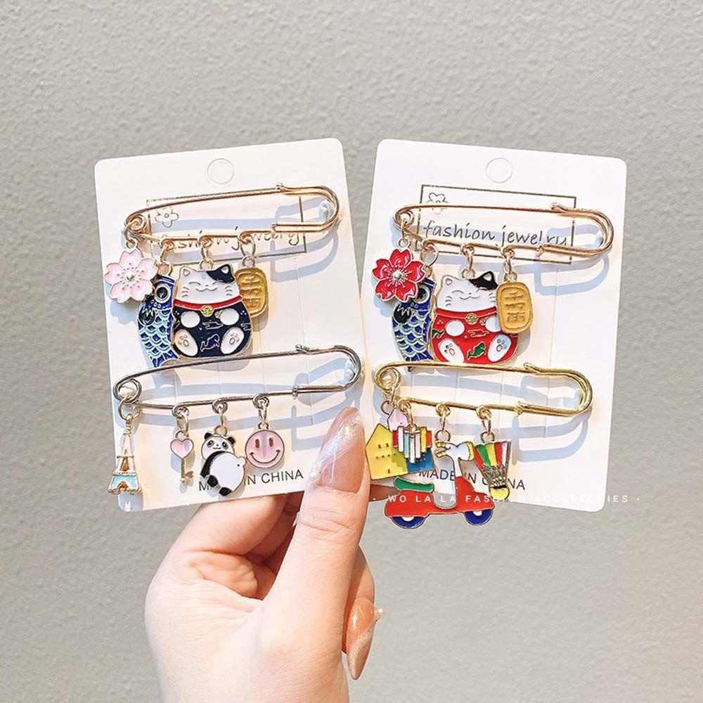 FORBETTER Ghim Cài Quần Áo Đa Năng Cỡ Nhỏ Thời Trang Cho Nữ