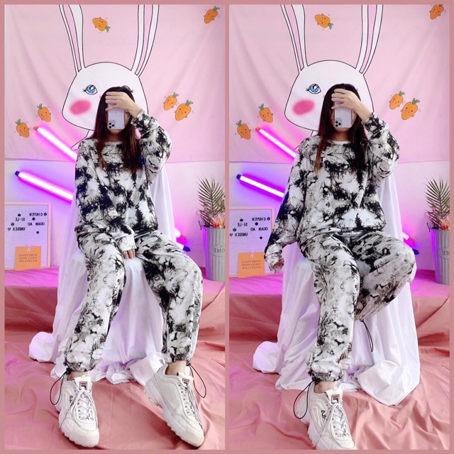 Set LongPants Loang 3D_Sweater Loang 3D Ảnh Thật 100%