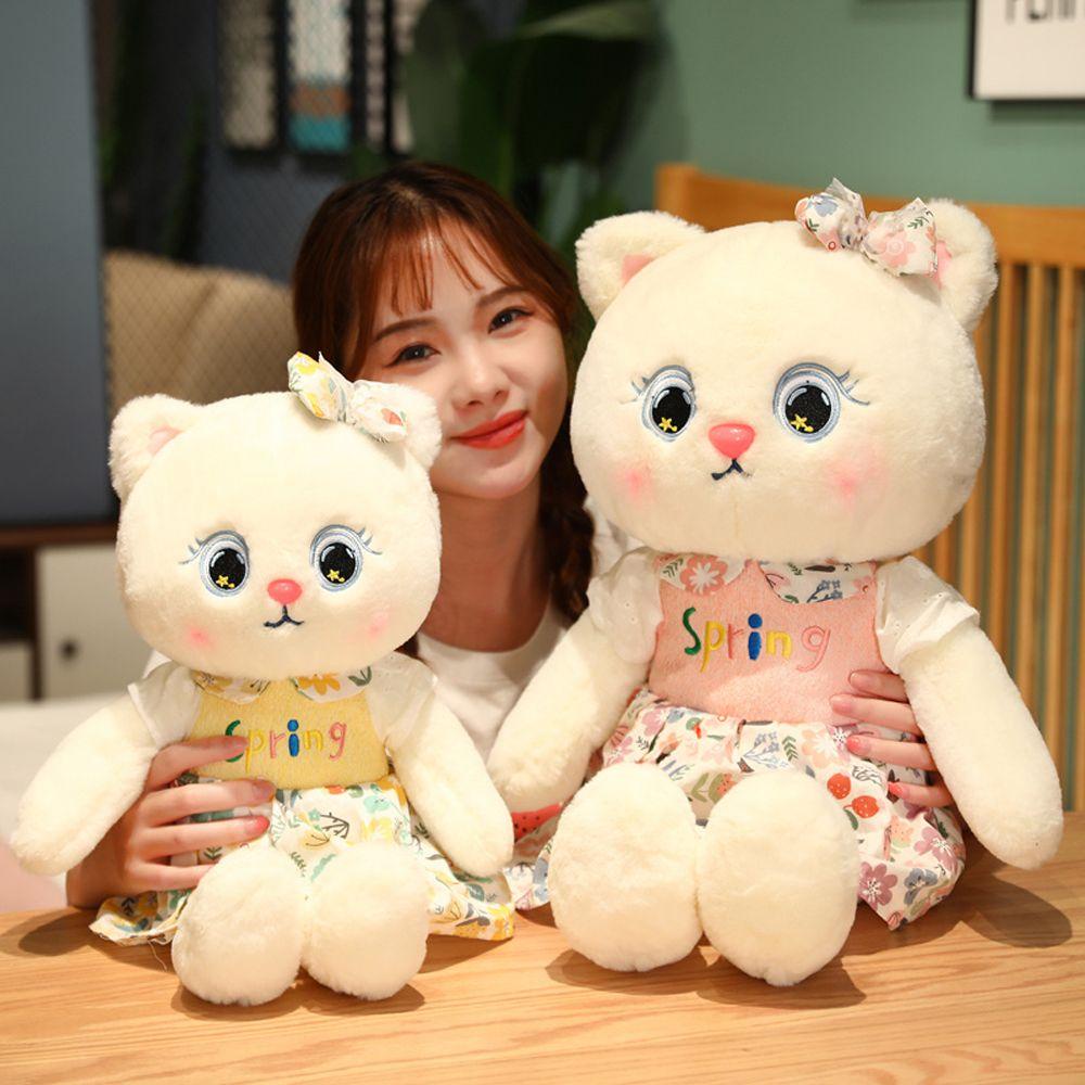 ANEMONE Mèo Nhồi Bông Dễ Thương Dùng Làm Gối Ôm