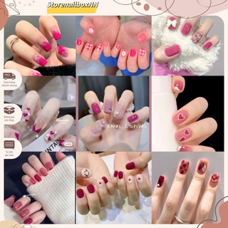 Nailbox,10 móng úp thiết kế nữ tính dễ thương.