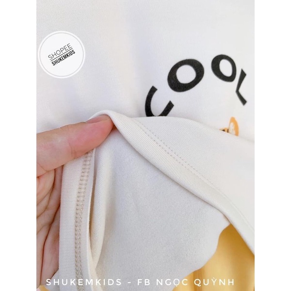 Bộ nỉ ấm GoodMama quần áo thu đông cho bé trai bé gái