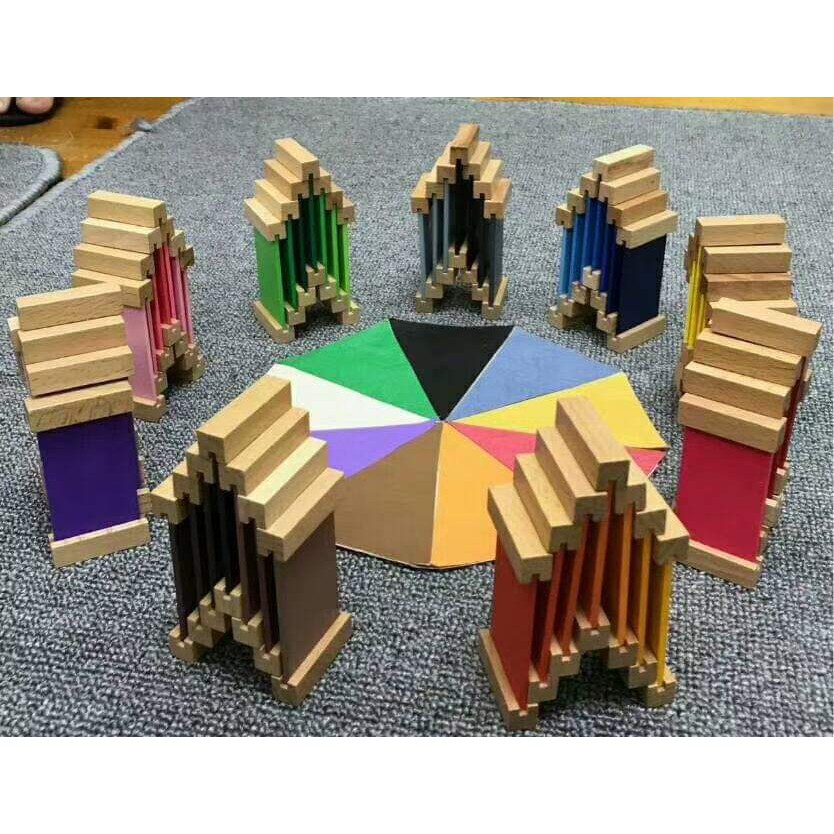 Giáo cụ Montessori - Bảng màu số 3