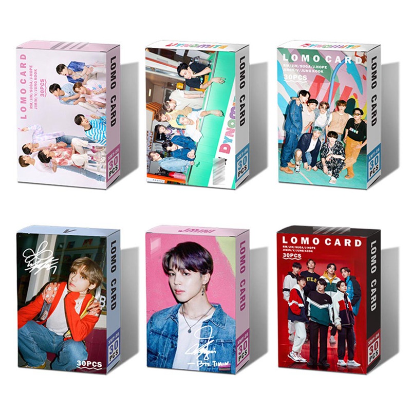 Hộp 30 Ảnh Lomo Card Nhóm Nhạc Bts