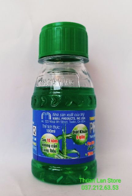 Thuốc Sát Khuẩn Trừ Nấm Bệnh PHYSAN 20SL (Lọ 100ml)