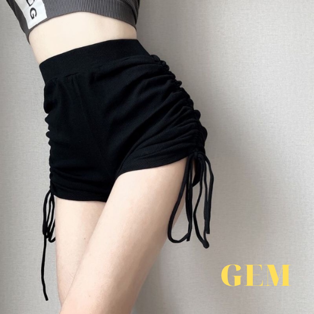 Quần Đùi Nữ Rút Dây Hông Xinh Xắn Gem94