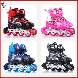 Giày trượt patin cho bé trai gái tập chơi + an toàn + dễ sử dụng