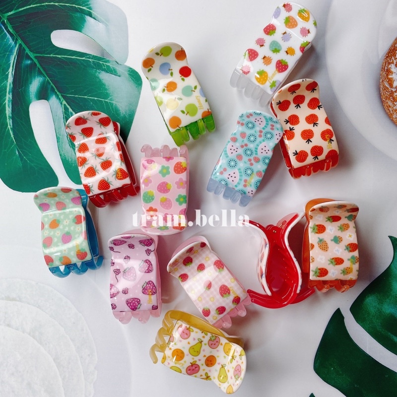 kẹp tóc càng cua cao cấp kẹp càng cua 5 răng nhiều hình