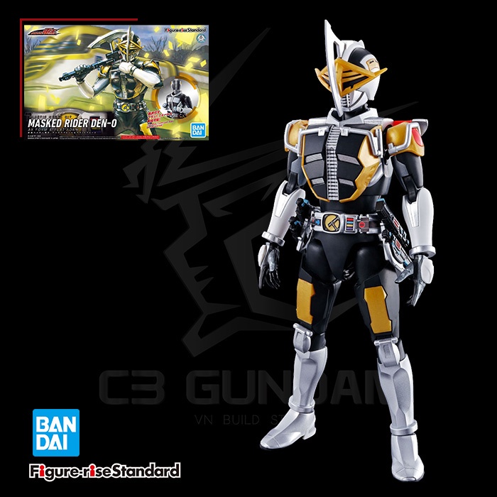 [BANDAI] MÔ HÌNH LẮP RÁP GUNDAM FIGURE RISE STANDARD MASKED RIDER DEN-O AX FORM &amp; PLAT FORM [P-BANDAI] GUNPLA NHẬT BẢN