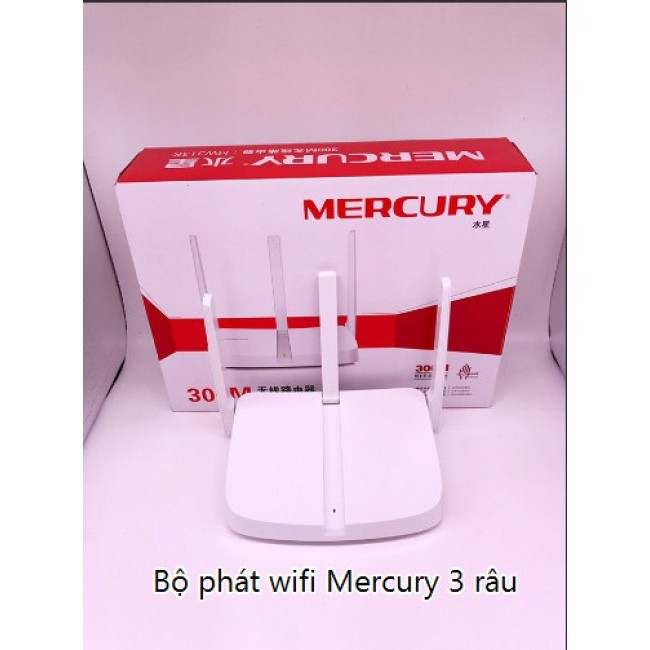 Phát wifi mecury 3 râu hàng chính hãng