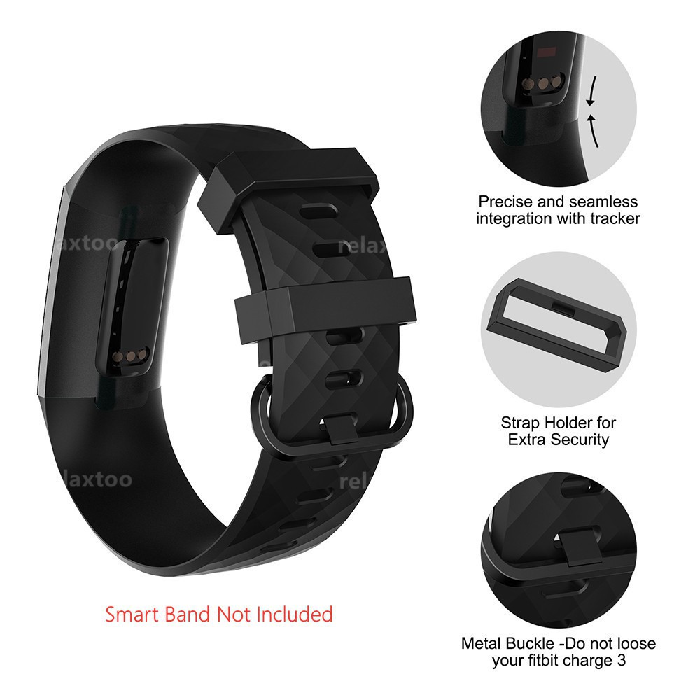 Dây đeo thay thế cho đồng hồ thông minh Fitbit Charge 3 4 3se Charge4 Charge3 SE sport watch band