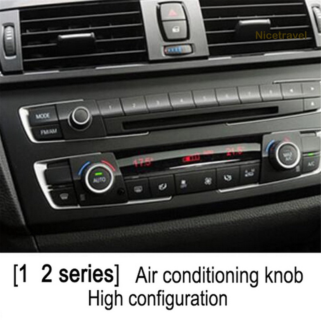 Set 3 Vòng Trang Trí Núm Điều Khiển Âm Thanh Stereo Cho Xe Hơi Bmw 1234 Series