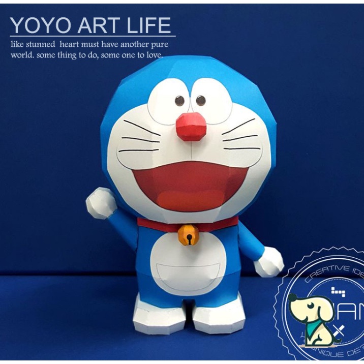 Yoyo Mô Hình Giấy Ba Chiều Hình Doraemon Wali Super Mary Pikachu Ba Chiều Có Thể Gập Làm Ba Chiều DIY Sáng Tạo Đồ Trang Trí Ba Chiều Sáng Tạo
