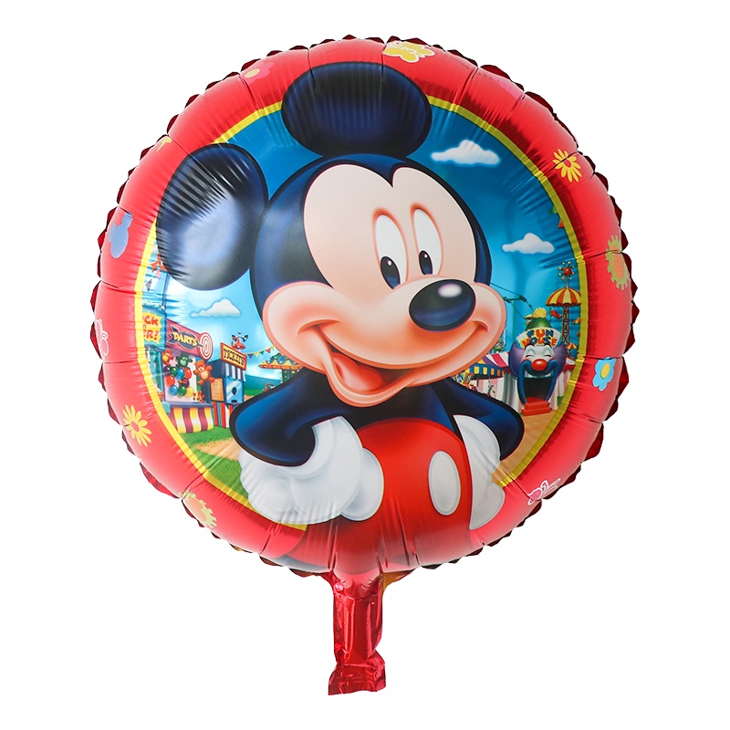 1 Bong Bóng Lá Nhôm Hình Chuột Mickey Minnie 18inch Trang Trí Tiệc Sinh Nhật / Đám Cưới
