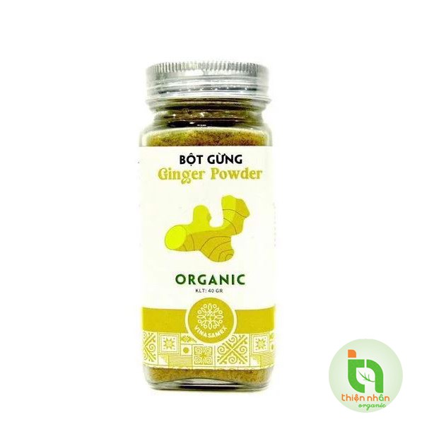 Bột gừng hữu cơ Vinasamex 40g - Vinasamex Organic Ginger Powder 40g