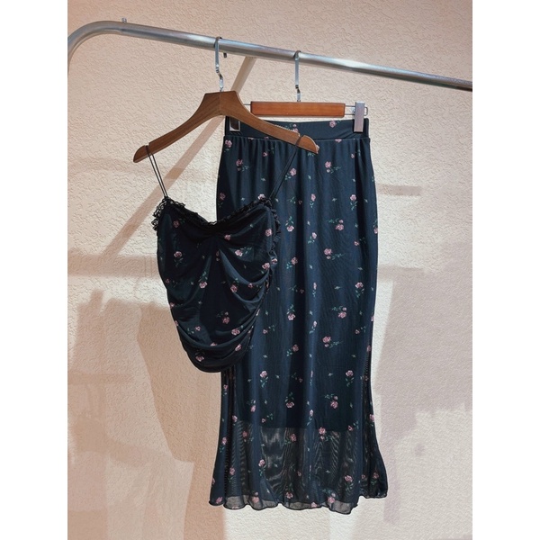 Set áo 2 dây + chân váy đuôi cá MAYA SET