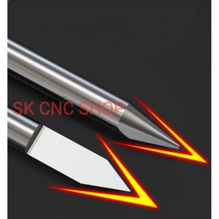 Mũi CNC khắc 1 me - 3.175 mm - SK CNC SHOP