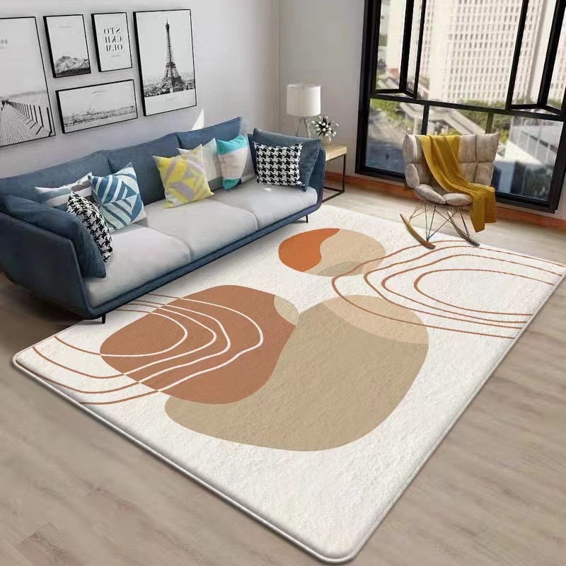 Thảm Sofa phong cách Bắc Âu hoạ tiết  siêu ngộ nghĩnh