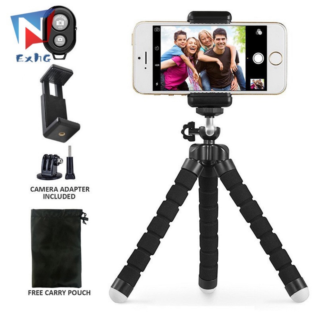 Tripod Bạch Tuộc 3 Chân Mini Gía Đỡ Điện Thoại Máy Ảnh Đa Năng Nhỏ Gọn