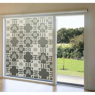 Decal dán kính họa tiết cách điệu 3m x 45cm