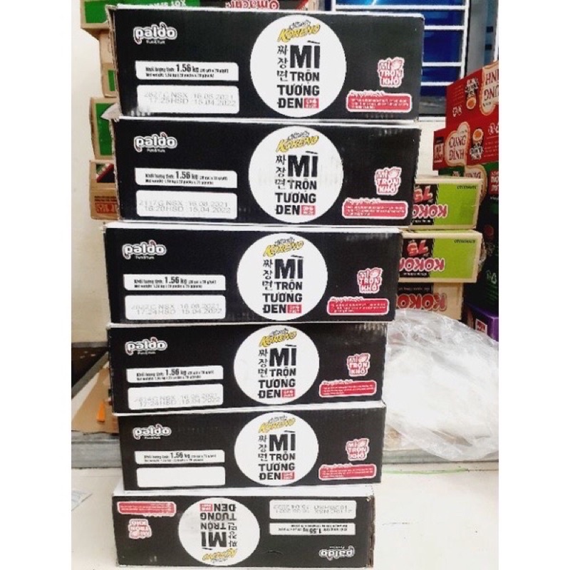 Mỳ trộn tương đen KORENO chuẩn Hàn Quốc gói 78g
