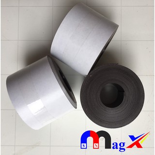 Cuộn nam châm dẻo dài 3m x 5cm x 1mm - có phủ lớp băng keo
