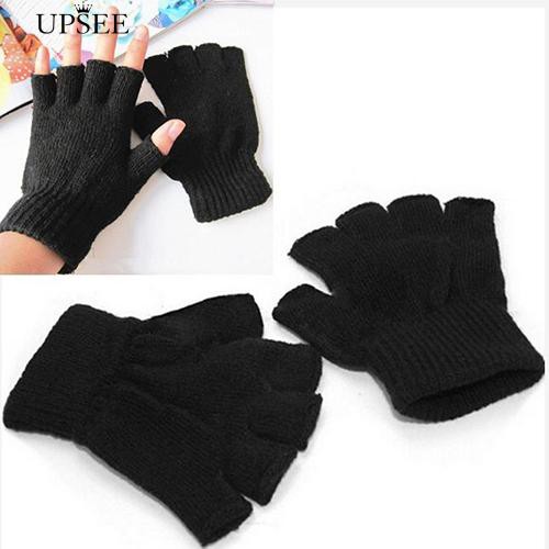 Găng tay len co dãn hở ngón