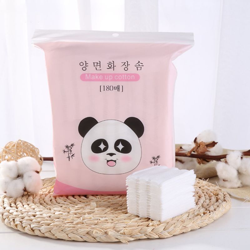 Túi 180 Bông Tẩy Trang YOUYO Chất Liệu Cotton Không Dệt Hai Mặt Dày Dặn