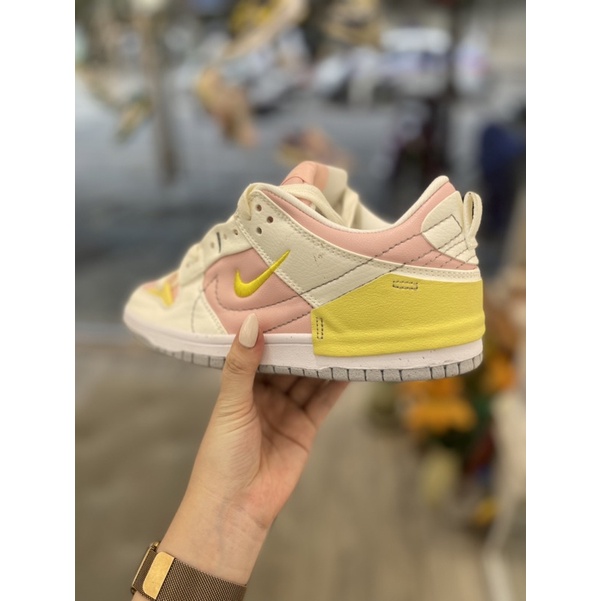 Giày Dunk Disrupt 2 Pink Oxford màu vàng hồng