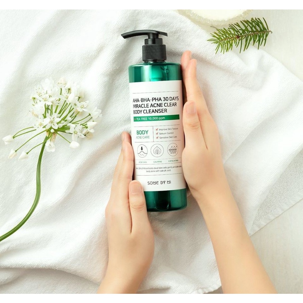 Sữa tắm Some By Mi AHABHAPHA 30 Days Miracle Acne Clear Body Cleanser 400g