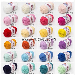 Len Baby Jarn (bảng màu 41 - 51)