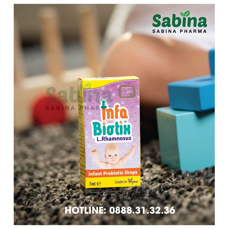 InfaBiotix [CHÍNH HÃNG] - Probiotic đặc chế cho trẻ sơ sinh và trẻ nhỏ 7ml