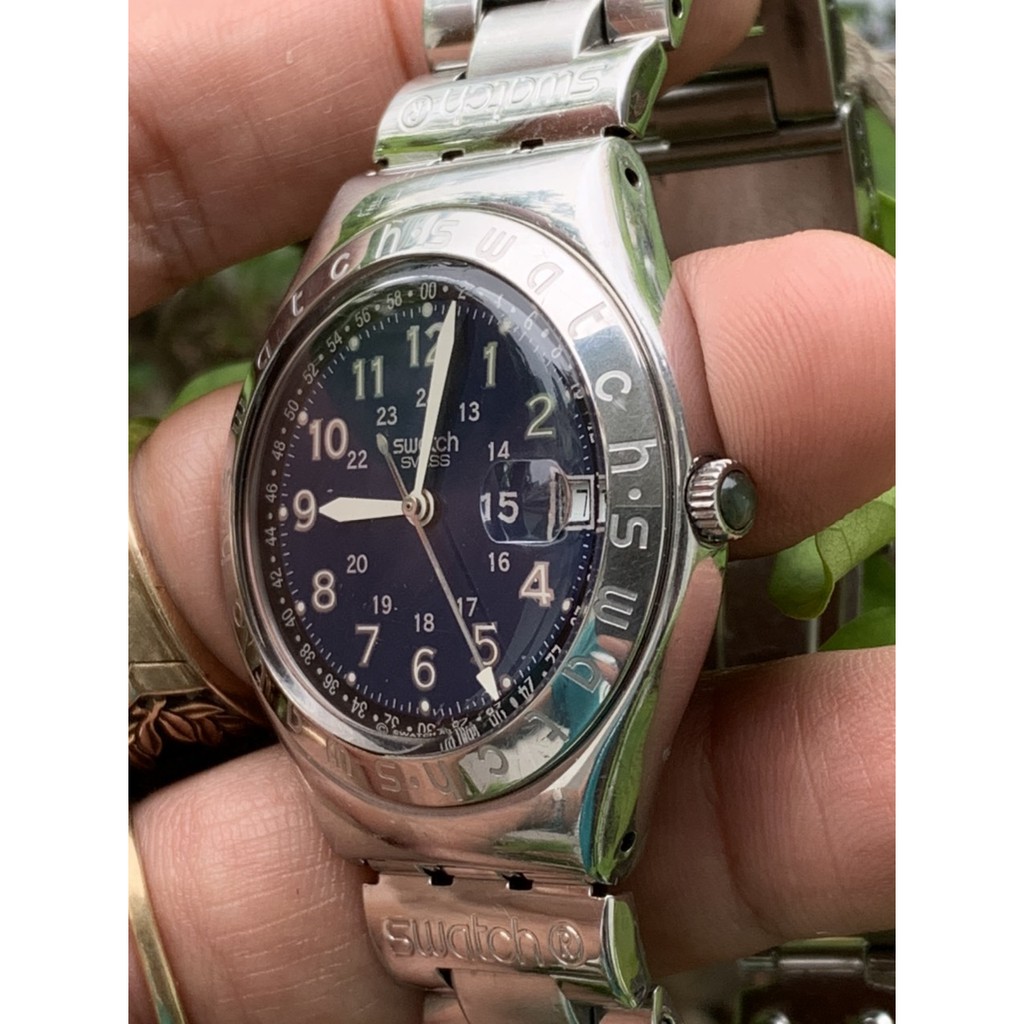 Đồng hồ nam SWATCH SWISS mặt đen - Thụy Sĩ