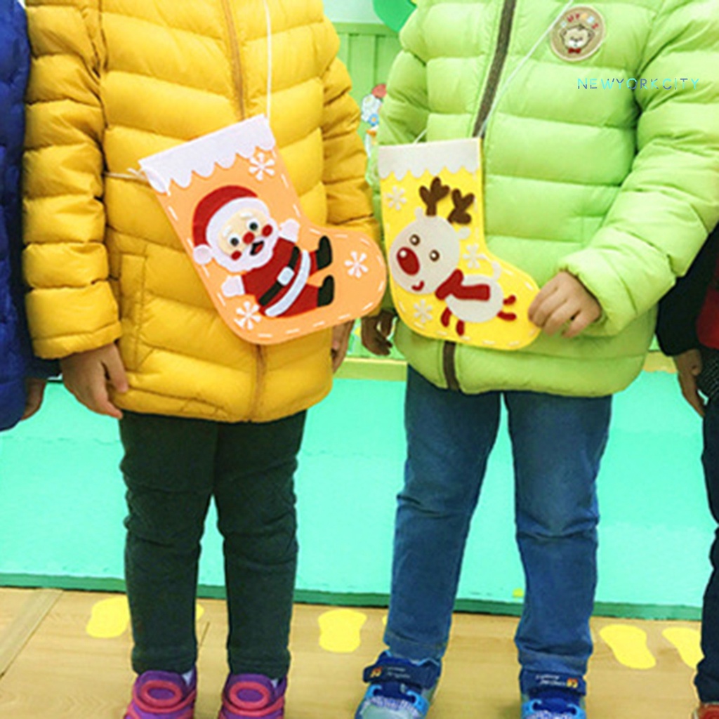 Vớ Thủ Công Mỹ Nghệ Nhận Thức Về Giáng Sinh DIY