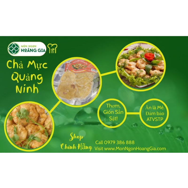 CHẢ MỰC QUẢNG NINH 200g - MÓN CHẢ MỰC NGON HẢO HẠNG TỪ MIỀN ĐẤT BIỂN