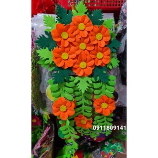 Lẵng hoa nỉ treo tường