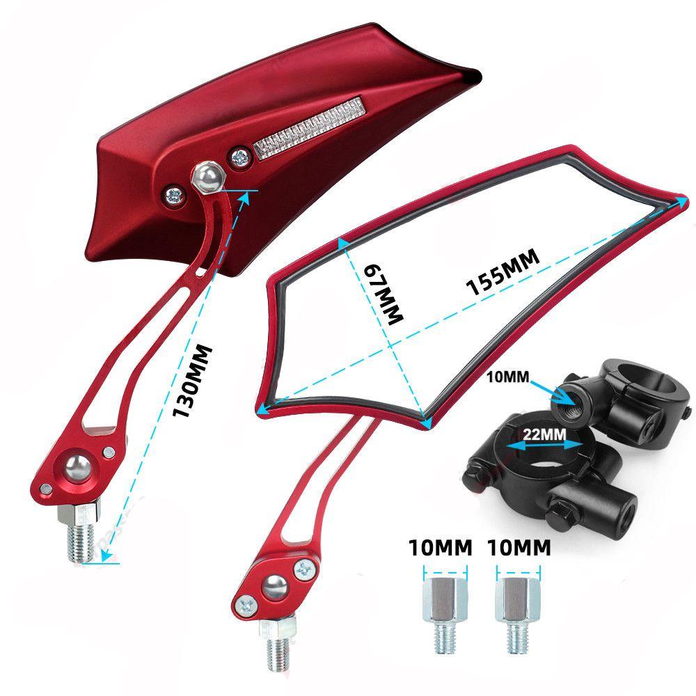Set 2 Gương Chiếu Hậu Có Thể Gấp Gọn Tiện Dụng