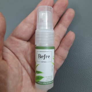 (mini 6ml) Xịt Khử Mùi Refre Natural Green Tea Hương Trà Xanh
