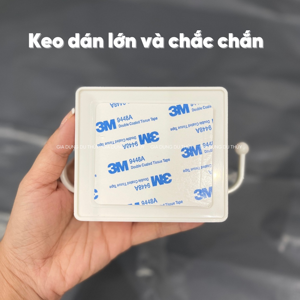 Khay Dán Tường Có Khe Cắm Dây Sạc Và Móc Treo Hai Bên Dùng Làm Giá Đỡ Sạc Điện Thoại, Đồ bấm TV- Khay dán 5689 Việt Nhật