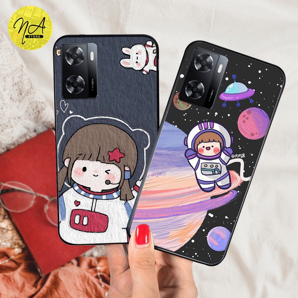 ỐP lưng Oppo A57 4G - Oppo A57 2022 phi hành gia cực đẹp siêu cute