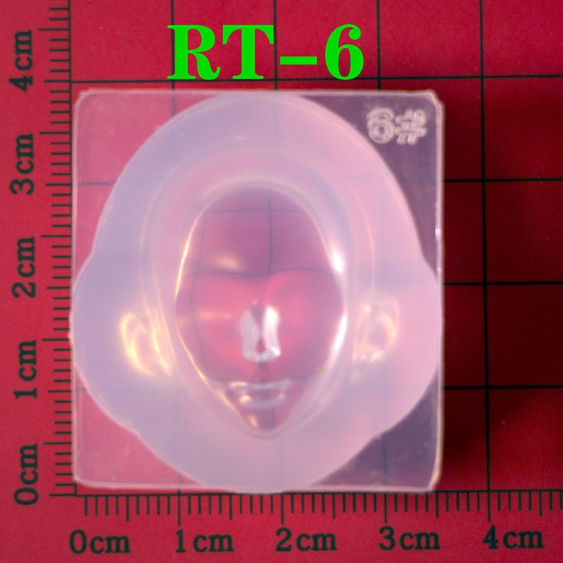 Khuôn silicon đổ nhựa resin epoxy làm gương mặt người 3D dùng để làm búp bê thủ công