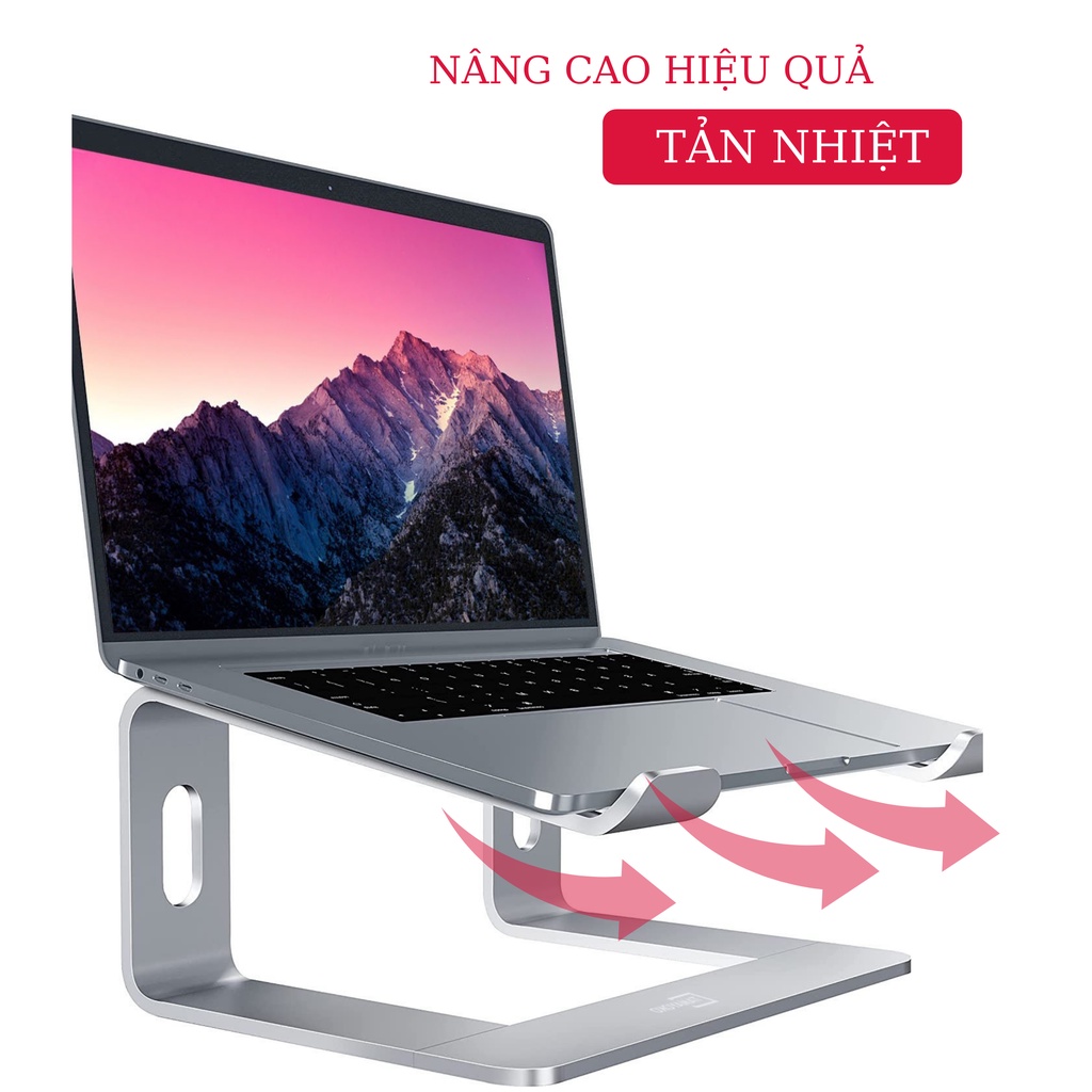 Giá Đỡ Máy Tính Laptop Macbook Hợp Kim Nhôm Cao Cấp Tháo Rời Tiện Lợi - Hàng Chính Hãng Tamayoko