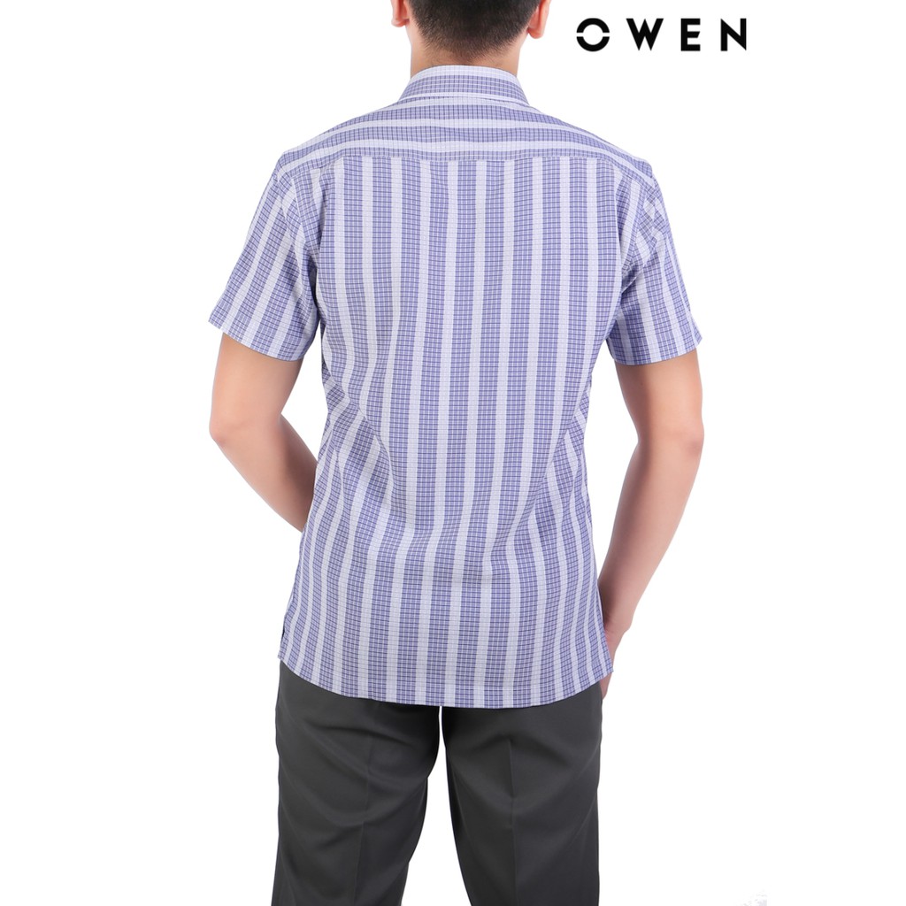 Áo sơ mi ngắn tay Bodyfit OWEN - BA20635NT