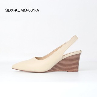 Sandal xuồng da thật kumo cao 5p basic hot 2020